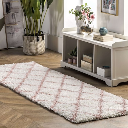 Nuloom Tess Moroccan Shag Area Rug 2ft 8in x 8ft OZEZ04C-2808